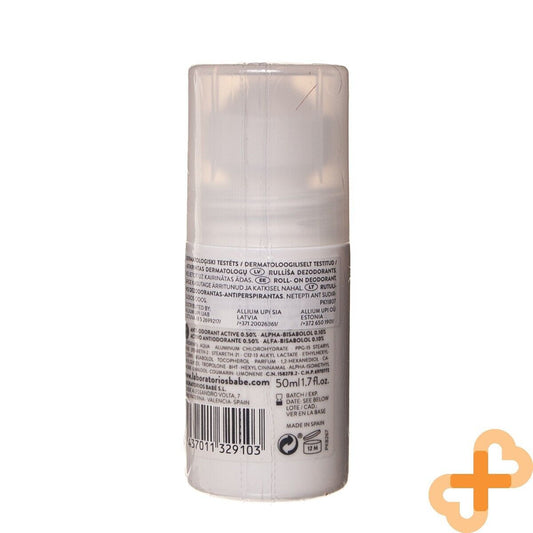 BABĒ BODY Roll On Deodorant Antiperspirant for Sensitive Skin 50 ml Babe