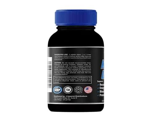 VitaHalal Nitric Oxide Supplement - Powerful Nitric Oxide Booster for Men to Support Blood Pressure, Healthy Blood Flow, Supplement for Men - Natural Energy Boost, L-Arginine Non-GMO Capsules