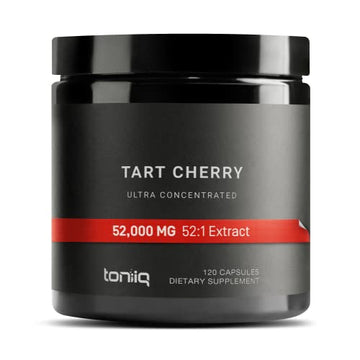 Toniiq Ultra High Strength Tart Cherry Capsules - 52,000mg 52x Concentrated Extract 