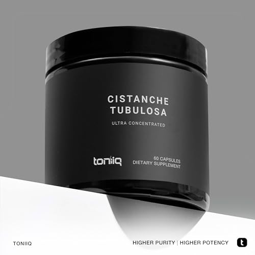 Toniiq Cistanche Tubulosa - (4000mg) Pure Cistanche Supplement for Men - 10x Highly Toniiq
