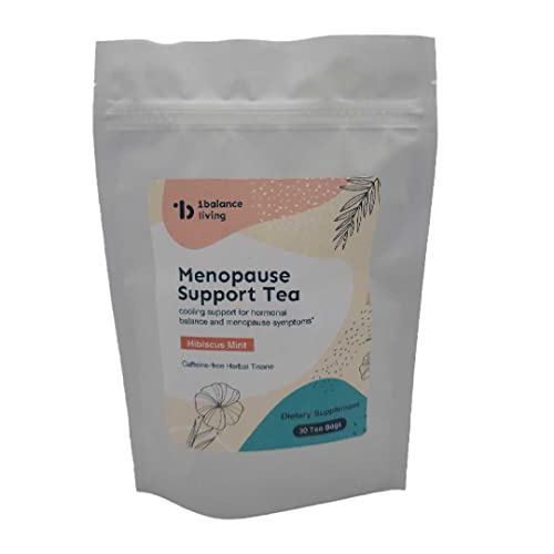 1Balance Living Menopause Support Tea: Cooling Hibiscus Mint, Perimenopause