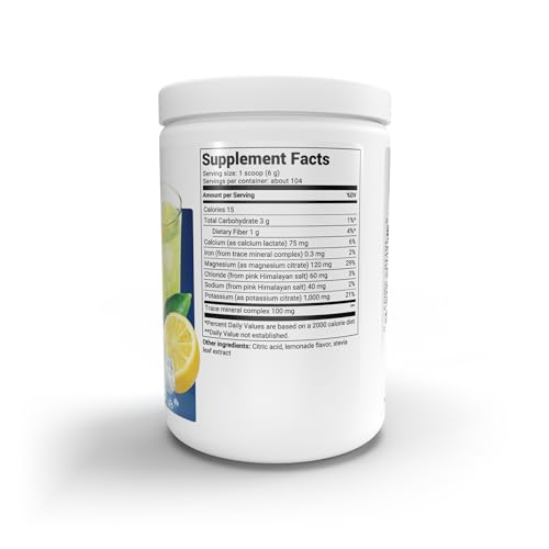 Dr. Berg Hydration Keto Electrolyte Powder - Enhanced w/ 1,000mg of Potassium & Real Dr. Berg Nutritionals