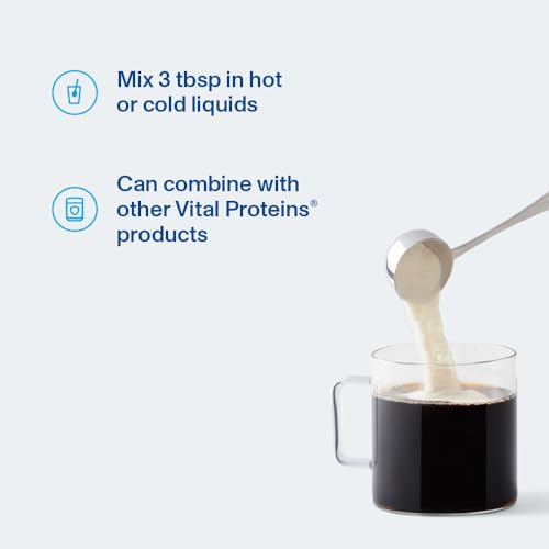 Vital Proteins Collagen Peptides Powder with Hyaluronic Acid and Vitamin C, Unflavored Vital Proteins