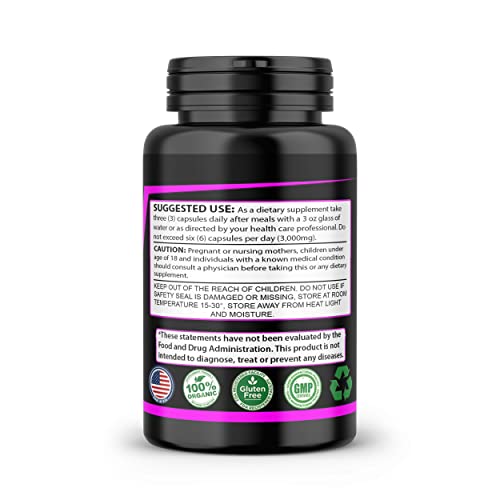 90 Caps Pueraria Mirifica 1000mg Pills - (10:1 Extract Equivalent to 10000mg) High Potency SMSHEALTHPRODUCTS.com