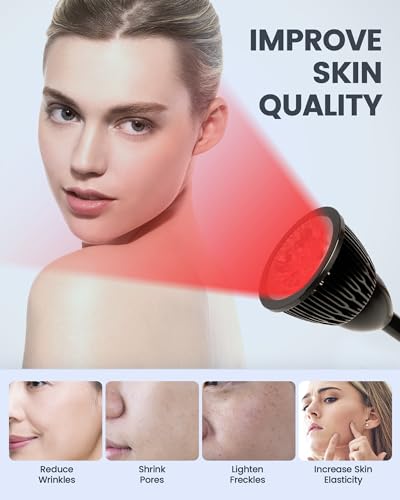 YMM Update Red Light Therapy for Body, All Metal Red Light Therapy Device with Stand, 660nm YMM