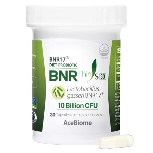 AceBiome BNRThin S30, Lactobacillus Gasseri BNR17, 10 Billion CFU Guaranteed