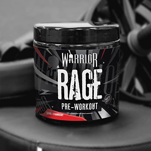 Warrior, Rage - Pre-workout Powder - 392g - Energy Drink Supplement with Vitamin C Warrior
