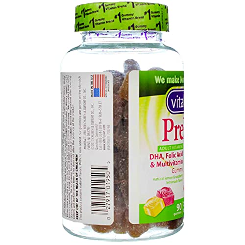 VitaFusion PreNatal Gummies, 90 Count (Pack of 4) Vitafusion
