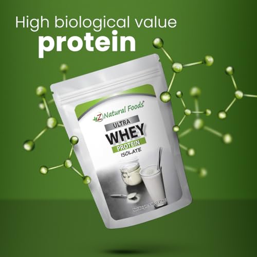 Z Natural Foods Whey Protein Powder Isolate, Unsweetened Protein Powder Enriched Z Natural Foods