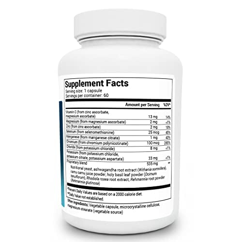 Dr. Berg Adrenal & Cortisol Capsules - Adrenal Supplement & Cortisol Manager - Mood Dr. Berg Nutritionals