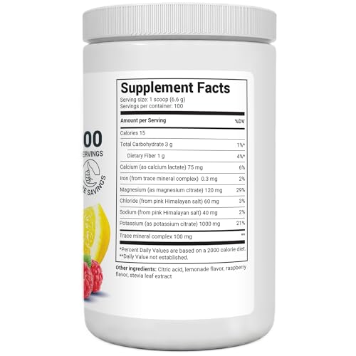 Dr. Berg Hydration Keto Electrolyte Powder - Enhanced w/ 1,000mg of Potassium Dr. Berg Nutritionals