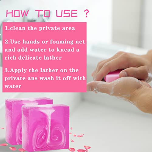 Yoni Soap Bars Yoni Wash Set Of 4, Feminine Wash Ph Balance for Women Vaginial Deodorants yonisayo