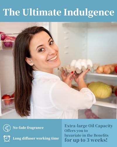 VTS Waterless Diffuser with Essential Oils Set, Tea Tree Essential Oil Aromatherapy Gift Set VEDA TINDA SCENT