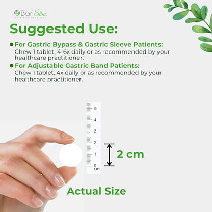 BariSlim Bariatric Calcium Citrate with Magnesium and Vitamin D Tabs - 500 mg of Calcium BariSlim