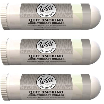 Wild Essentials 3 Pack of Quit Smoking Aromatherapy Nasal Inhalers Made mEssentials