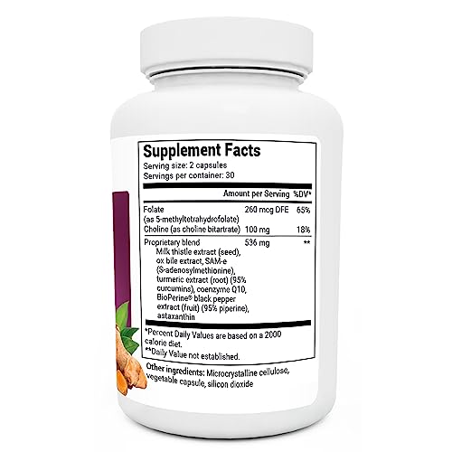 Dr. Berg Liver Cleanse Detox Capsules w/Unique Blend of Milk Thistle, Ox Bile & Folate Dr. Berg Nutritionals