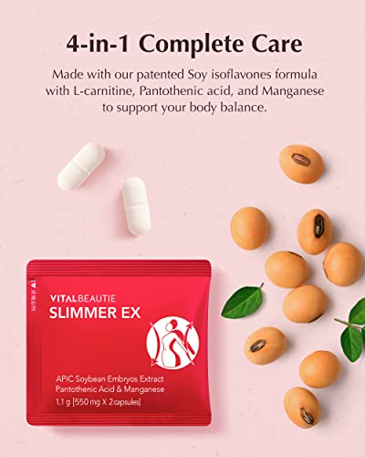 VITALBEAUTIE SLIMEREX L-Carnitine Supplement for Men & Women | Energy Support VITALBEAUTIE