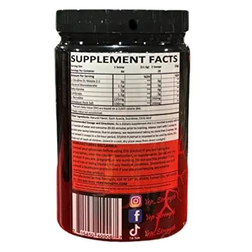 Yep Strength Stupid Pumped (Strawberry Lemonade)