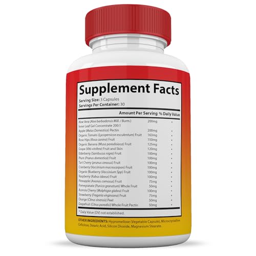 (4 Pack) Vital Fruits and Veggies Supplement Whole Food Red & Green Superfoods Justified Laboratories