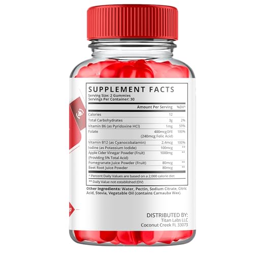 (2 Pack) SlimX Keto ACV Gummies, SlimX Keto ACV Advanced Weight Loss 1000MG Apple Titan Labs