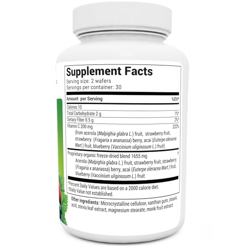 Dr. Berg's Vitamin C Complex Whole Food (60 Chewable) 100% Natural Vitamin C from Dr. Berg Nutritionals