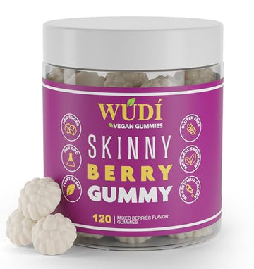 Wúdí Skinny Berry Gummy - Detox, Metabolism & Energy Booster, Plant Based Healthy 