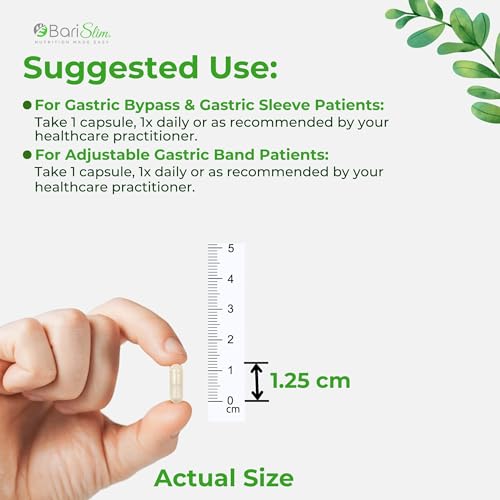 BariSlim Iron Plus Capsules - Formulated for Patients After Weight Loss Surgery Including BariSlim