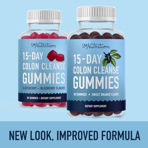 15 Day Colon Cleanse & Detox Gummies | Occasional Constipation & Bloating Relief