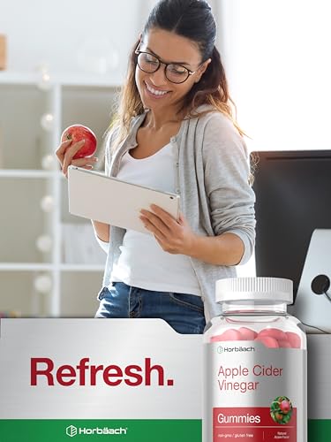 Horbaach Vegan Apple Cider Vinegar Gummies | 90 Count | ACV Supplement | Natural Horbäach