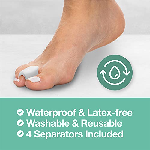 ZenToes Gel Toe Separators for Overlapping Toes, Bunions, Big Toe Alignm ZenToes