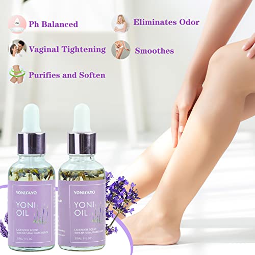 Yoni Wash Yoni Oil Yoni Soap Set, 5.29oz Yoni Soap Bar, 2 * 30ml Feminine Oil, 6.7 fl.oz Feminine Wash yonisayo