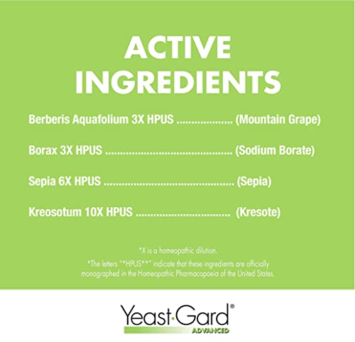 YeastGard Advanced Homeopathic Remedy Capsules - 60 count Bottle Yeast-Gard