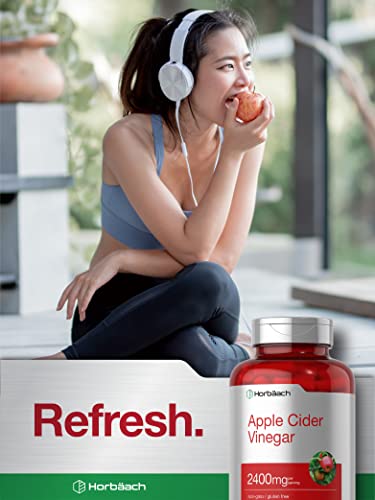 Horbaach Apple Cider Vinegar Capsules | 2400mg | 150 Count | Non-GMO, Gluten Free Horbäach