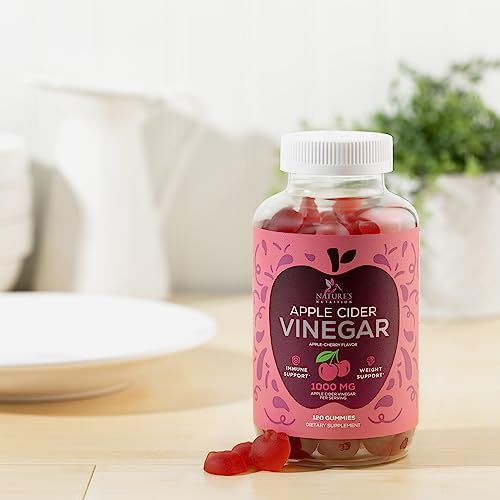 Vegan Apple Cider Vinegar Gummies | Max Strength 1000mg | Gelatin-Free, Vegan, Non-GMO