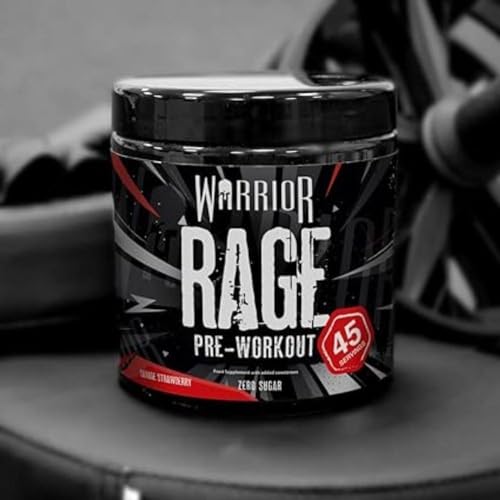 Warrior, Rage - Pre-workout Powder - 392g - Energy Drink Supplement with Vitamin C Warrior