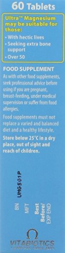 Vitabiotics Ultra Magnesium Tablets, Pack of 60 Vitabiotics Ultra