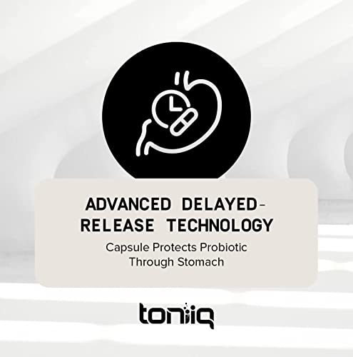 Toniiq 200 Billion CFU Probiotic Supplement 30 Verified Third-Party Tested Strains Toniiq