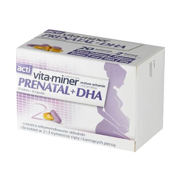 Vita-Miner Prenatal + DHA 30 Tablets + 30 Capsules My Store