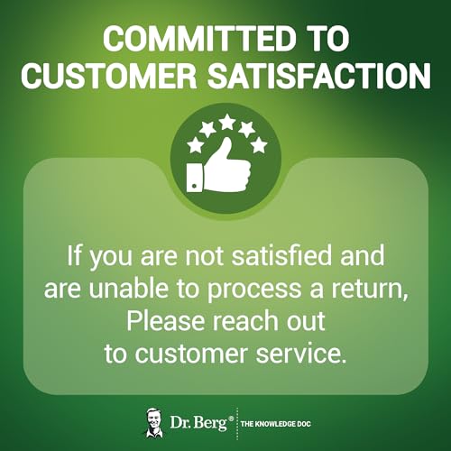 Dr. Berg USDA Certified Organic Green Powder Superfood (60 Servings) - Made with Raw Dr. Berg Nutritionals