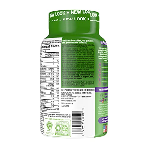 Vitafusion Prenatal Dha & Folic Acid Gummy Vitamins 90 Count (2 pack) Vitafusion