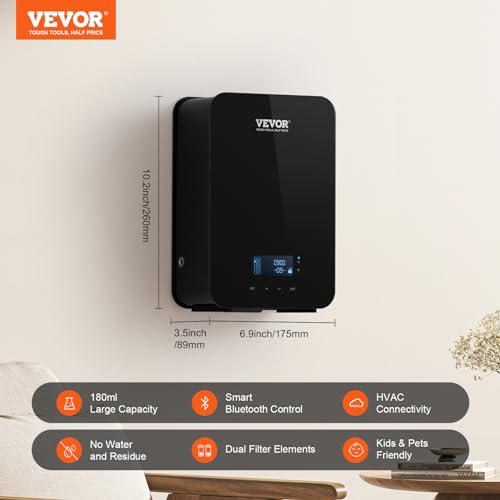 VEVOR Upgrade HVAC Scent Diffuser, Smart Scent Air Machine for Home, 180ML with Cold Air Technology VEVOR