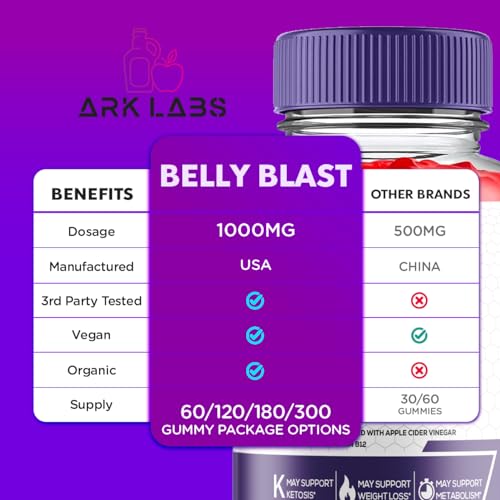 (2 Pack) Belly Blast Keto, Belly Blast Keto Gummies, Belly Blast Keto ACV Gummies Advanced Ark Labs