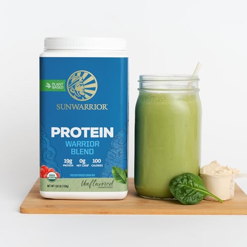 Vegan Organic Protein Powder Plant-based | BCAA Amino Acids Hemp Seed Soy Free Sunwarrior