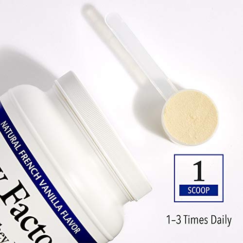 Whey Factors by Natural Factors, Grass Fed Whey Protein Concentrate, Aids Muscle Natural Factors