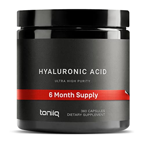 Toniiq Ultra High Purity Hyaluronic Acid Supplements - 95%+ Highly Purified and Bioavailab