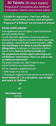 Vitabiotics Three Packs of Pregnacare His & Hers Vitabiotics