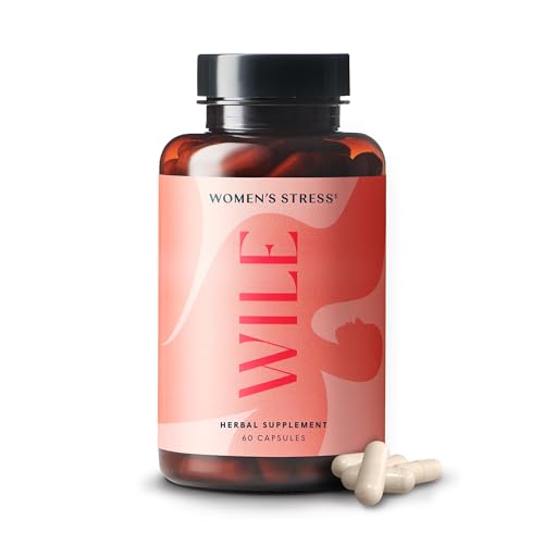 WILE Perimenopause Supplement for Women Stress Support, Ashwagandha Supplements