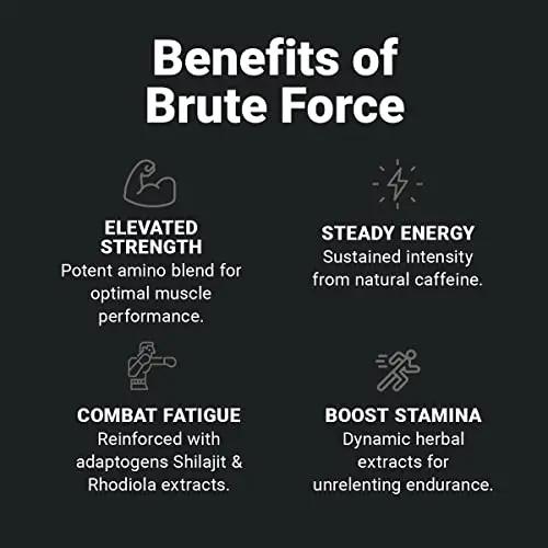 Wilderness Athlete - Brute Force Pre-Workout | Best Pre Workout Powder for Women & Men Wilderness Athlete